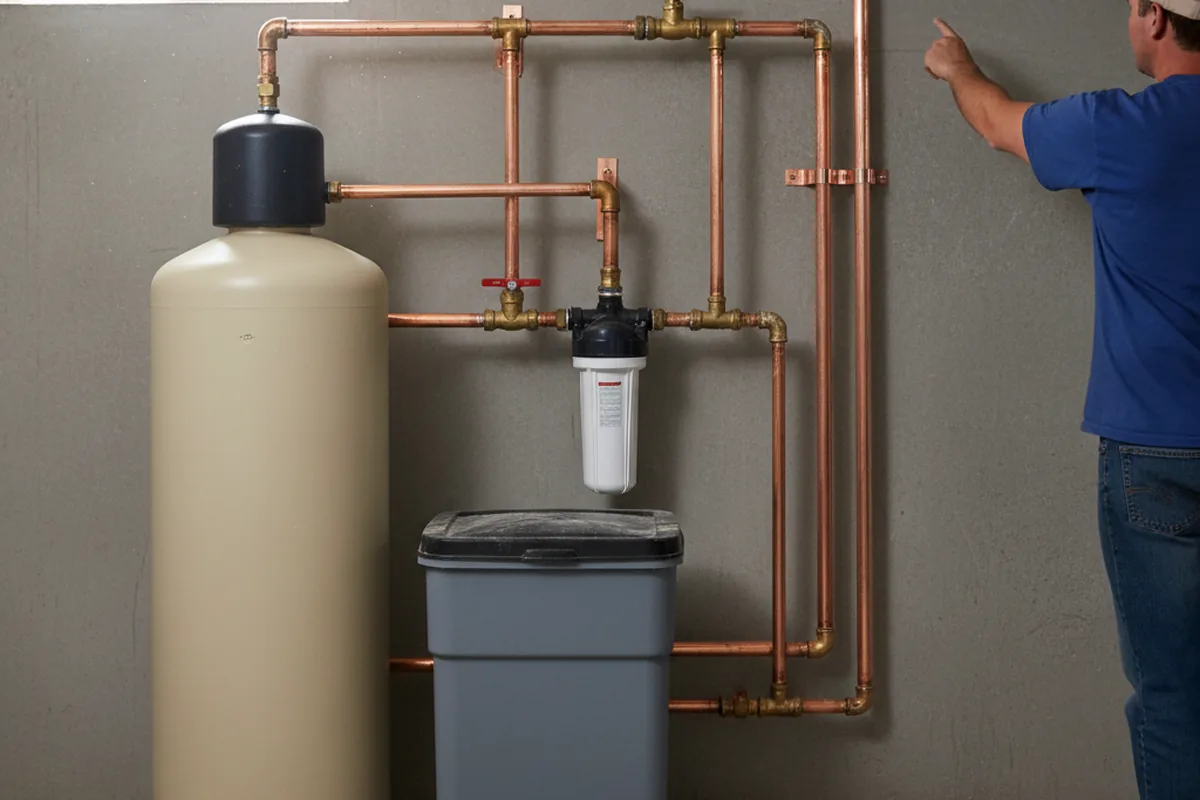 Whole-house water treatment system installed in New Troy